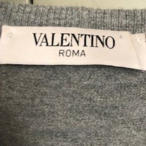 Valentino Long Ruffled Sleeves Cardign
